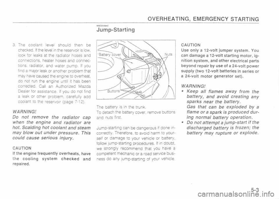 MAZDA MX-5 1989 Manual PDF MAZDA MX-5 1989 Manual PDF