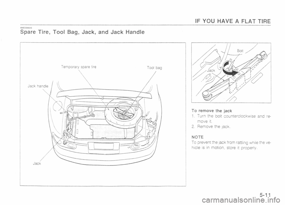 MAZDA MX-5 1989 Manual Online MAZDA MX-5 1989 Manual Online
