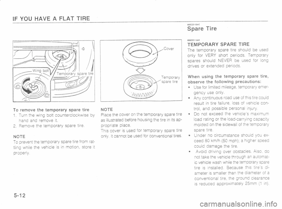 MAZDA MX-5 1989 Manual Online MAZDA MX-5 1989 Manual Online