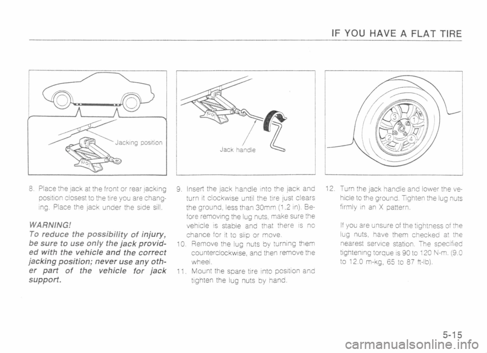 MAZDA MX-5 1989 Manual Online MAZDA MX-5 1989 Manual Online