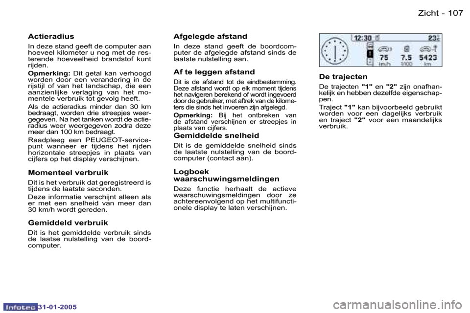 Peugeot 206 SW 2004.5  Handleiding (in Dutch) �1�0�6 �-
�3�1�-�0�1�-�2�0�0�5
�1�0�7
�-
�3�1�-�0�1�-�2�0�0�5
�A�c�t�i�e�r�a�d�i�u�s
�I�n� �d�e�z�e� �s�t�a�n�d� �g�e�e�f�t� �d�e� �c�o�m�p�u�t�e�r� �a�a�n�  
�h�o�e�v�e�e�l� �k�i�l�o�m�e�t�e�r� �u� �