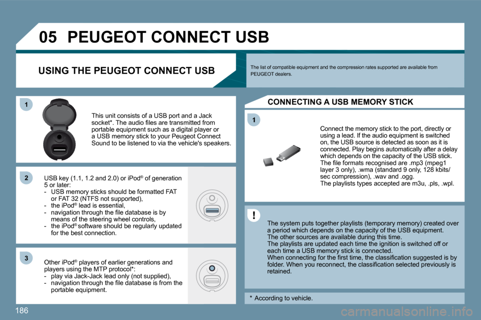 Peugeot 207 CC 2010  Owners Manual 186
�1
�0�5
�1�1
�2�2
�3�3
� � �T�h�e� �s�y�s�t�e�m� �p�u�t�s� �t�o�g�e�t�h�e�r� �p�l�a�y�l�i�s�t�s� �(�t�e�m�p�o�r�a�r�y� �m�e�m�o�r�y�)� �c�r�e�a�t�e�d� �o�v�e�r� �a� �p�e�r�i�o�d� �w�h�i�c�h� �d�e�