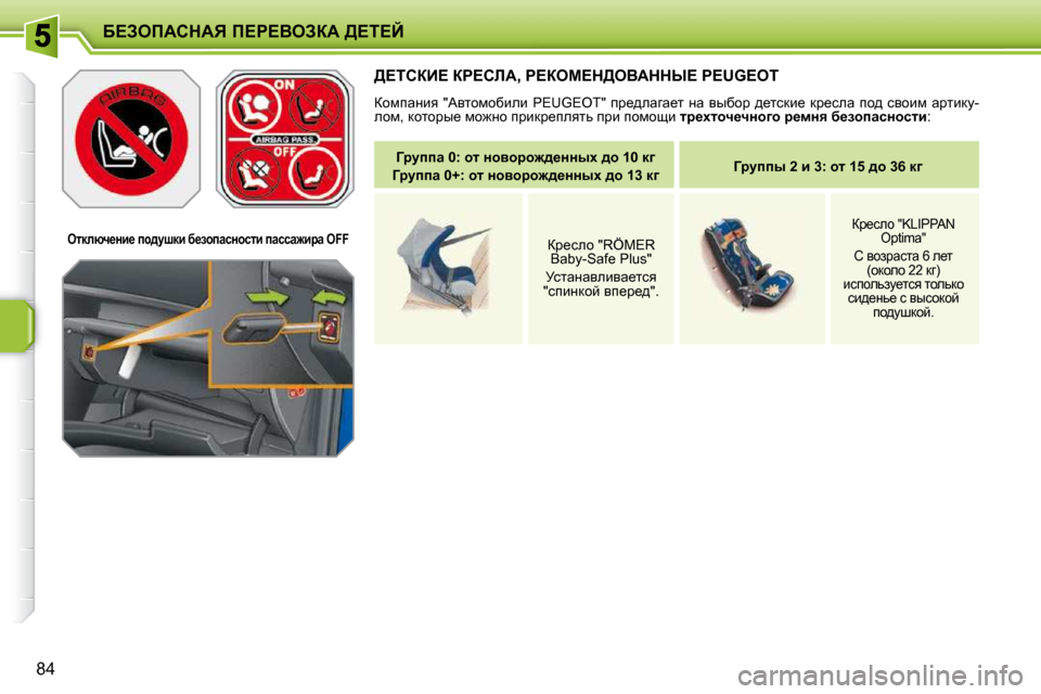 Peugeot 207 CC 2010  Инструкция по эксплуатации (in Russian) X?AefWhdWv� f?g?YeAaW� >?i?C
84
� � � eldeñq_Öb_� ih^mrdb� x_ahiwkÖhklb� iwkkw`bjw� �O�F�F� � � 
� >?ihaB?� ag?hbW�,� g?
