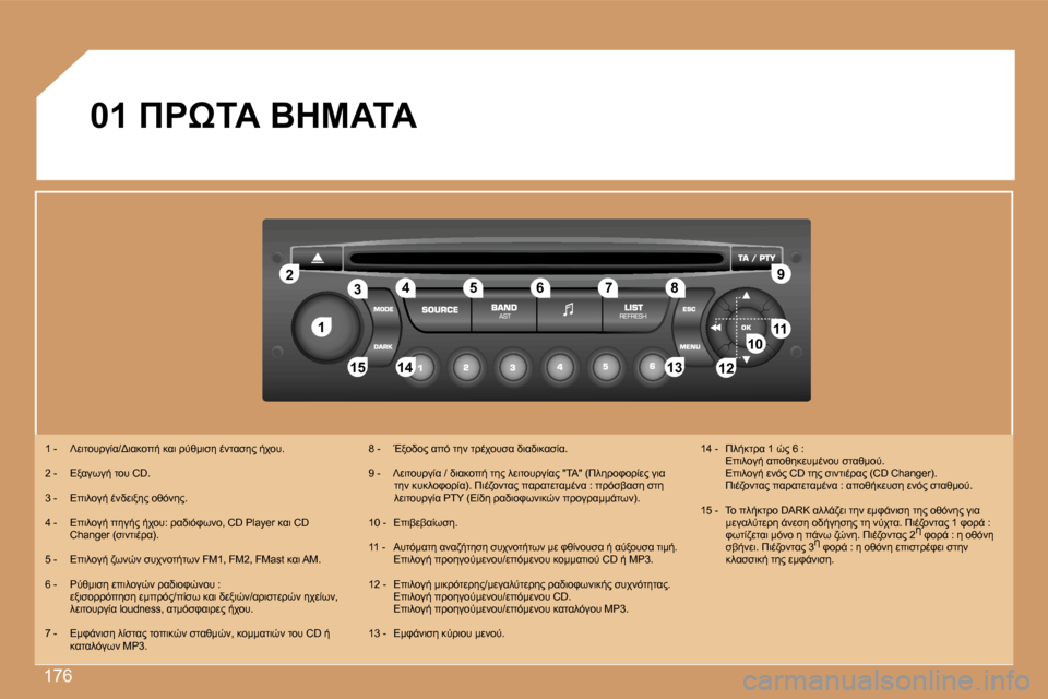Peugeot 207 CC 2007  Εγχειρίδιο χρήσης (in Greek) �1�7�6
�1�1
�2�2
�1�0�1�0�1�1�1�1
�1�3�1�3�1�4�1�4�1�5�1�5
�3�3�4�4�5�5�6�6�7�7�8�8�9�9
�1�2�1�2
�0�1� *&