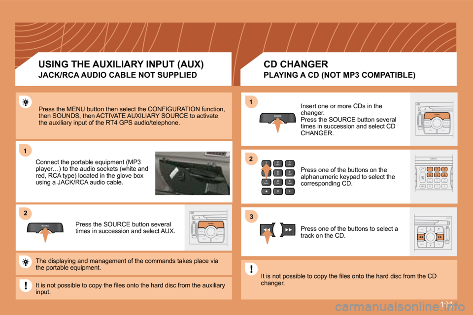 Peugeot 207 Dag 2008 Owners Manual 191
11
SOURCE
22
S
O S SOURCE
MODE BAND TPT
A Y
DARKSOURCE
2
abc
5
jkl
8
tuv 3
def
6
mno
9
wxyz
1 4
ghi
7
pqrs
0 #
2
abc
5
jkl
8
tuv
3
def
6
mno
9
wxyz
1 4
ghi
r
7
pq s0 #
S
O S SOURCE
MODE BAND TPT
Peugeot 207 Dag 2008 Owners Manual 191
11
SOURCE
22
S
O S SOURCE
MODE BAND TPT
A Y
DARKSOURCE
2
abc
5
jkl
8
tuv 3
def
6
mno
9
wxyz
1 4
ghi
7
pqrs
0 #
2
abc
5
jkl
8
tuv
3
def
6
mno
9
wxyz
1 4
ghi
r
7
pq s0 #
S
O S SOURCE
MODE BAND TPT