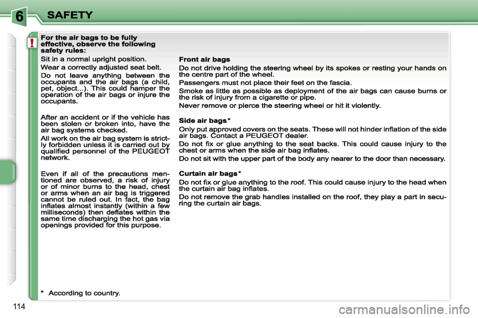 Peugeot 207 Dag 2007  Owners Manual �!
�1�1�4                                    