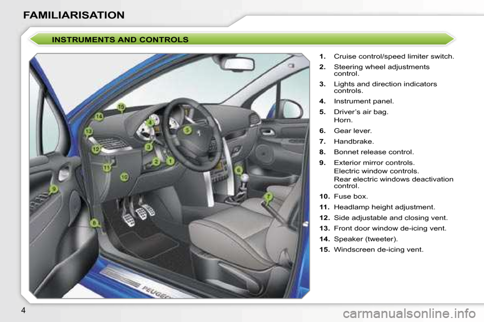 Peugeot 207 Dag 2006.5  Owners Manual 