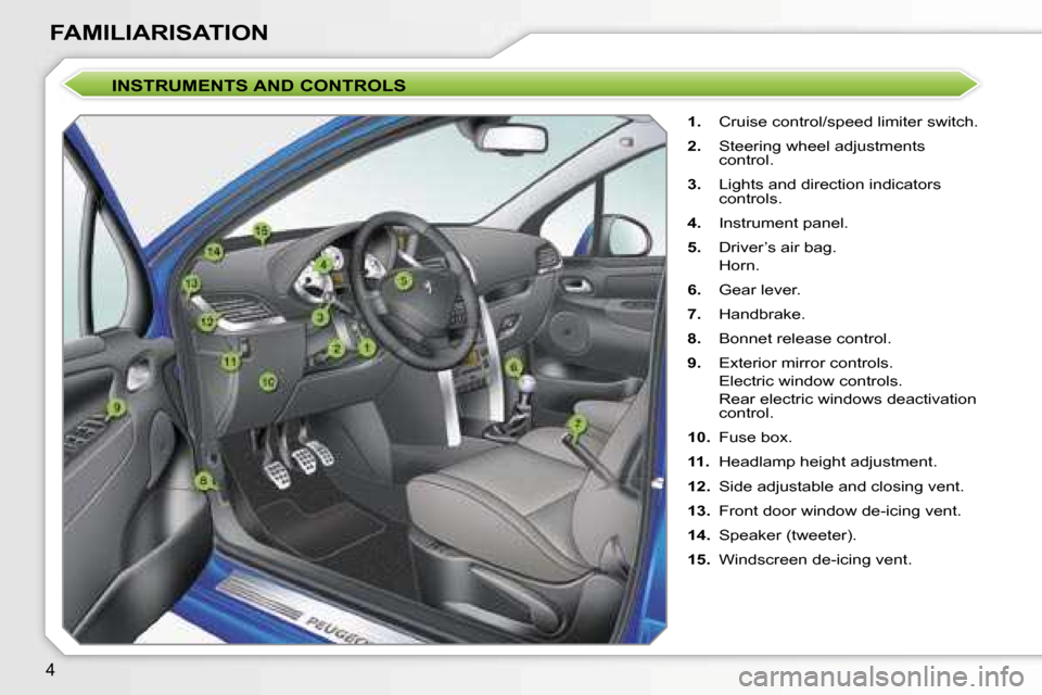 Peugeot 207 Dag 2005.5  Owners Manual 