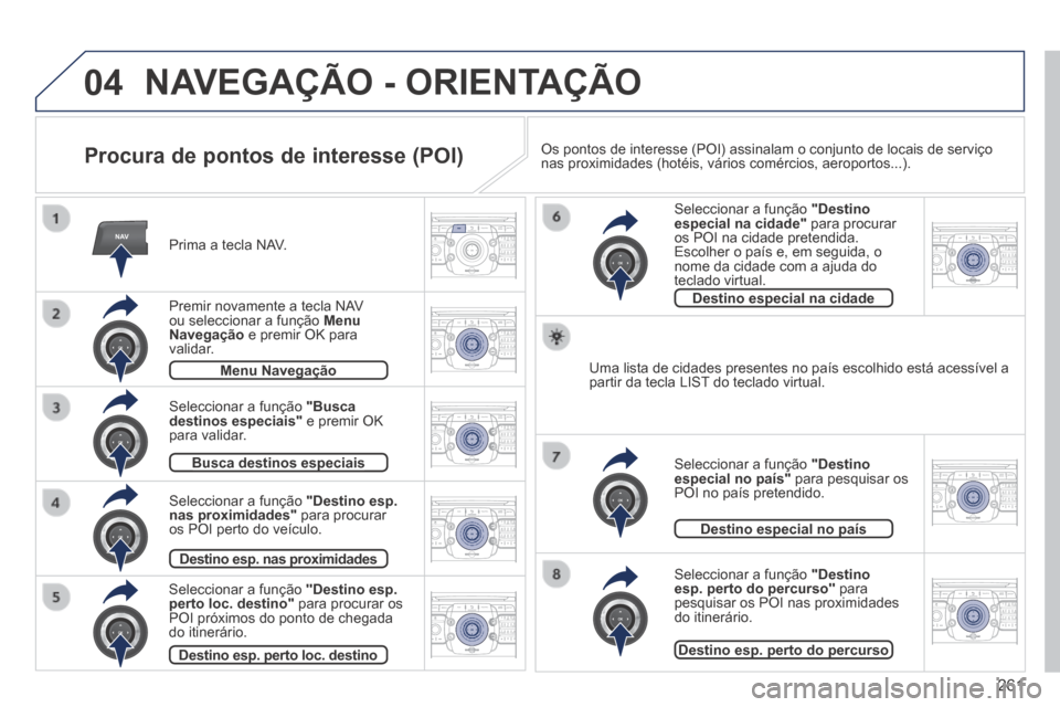 Peugeot 3008 Hybrid 4 2014  Manual do proprietário (in Portuguese) 04
NAV2AB C3DEF5JKL4GHI6MNO8TUV7PQR S9WXYZ0*#
1RADIO MEDIA NA
V TRAFFIC
SETUPADDR
BOOK
2ABC3DEF5JKL4GHI6MNO8TUV7PQR S9WXYZ0*#
1RADIO MEDIA NA
V TRAFFIC
SETUPADDR
BOOK
2ABC3DEF5JKL4GHI6MNO8TUV7PQR S9WX