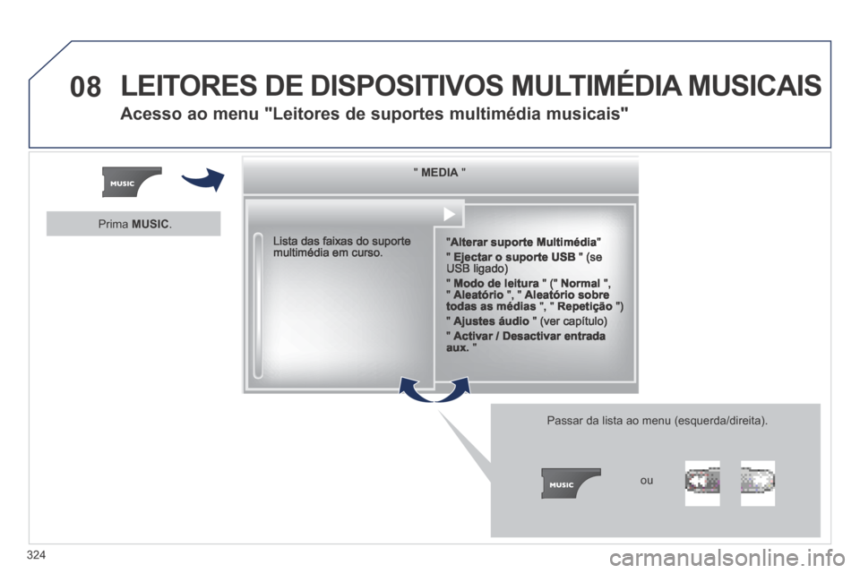 Peugeot 3008 Hybrid 4 2014 Manual do proprietário (in Portuguese) 08
324
" " " " " " " " " " " " " " " " " " " MEDIAMEDIAMEDIAMEDIAMEDIAMEDIAMEDIAMEDIAMEDIAMEDIAMEDIAMEDIAMEDIAMEDIAMEDIAMEDI Peugeot 3008 Hybrid 4 2014 Manual do proprietário (in Portuguese) 08
324
" " " " " " " " " " " " " " " " " " " MEDIAMEDIAMEDIAMEDIAMEDIAMEDIAMEDIAMEDIAMEDIAMEDIAMEDIAMEDIAMEDIAMEDIAMEDIAMEDI