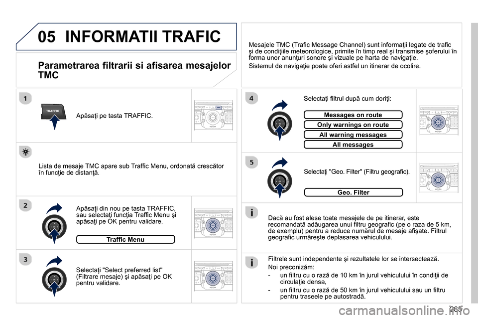 Peugeot 3008 Hybrid 4 2014  Manualul de utilizare (in Romanian) 05
TRAFFIC
2ABC3DEF5JKL4GHI6MNO8TUV7PQRS9WXYZ0*#
1RADIO MEDIANAV TRAFFIC
SETUPADDR
BOOK
2ABC3DEF5JKL4GHI6MNO8TUV7PQRS9WXYZ0*#
1RADIO MEDIANAV TRAFFIC
SETUPADDR
BOOK
2ABC3DEF5JKL4GHI6MNO8TUV7PQRS9WXYZ0