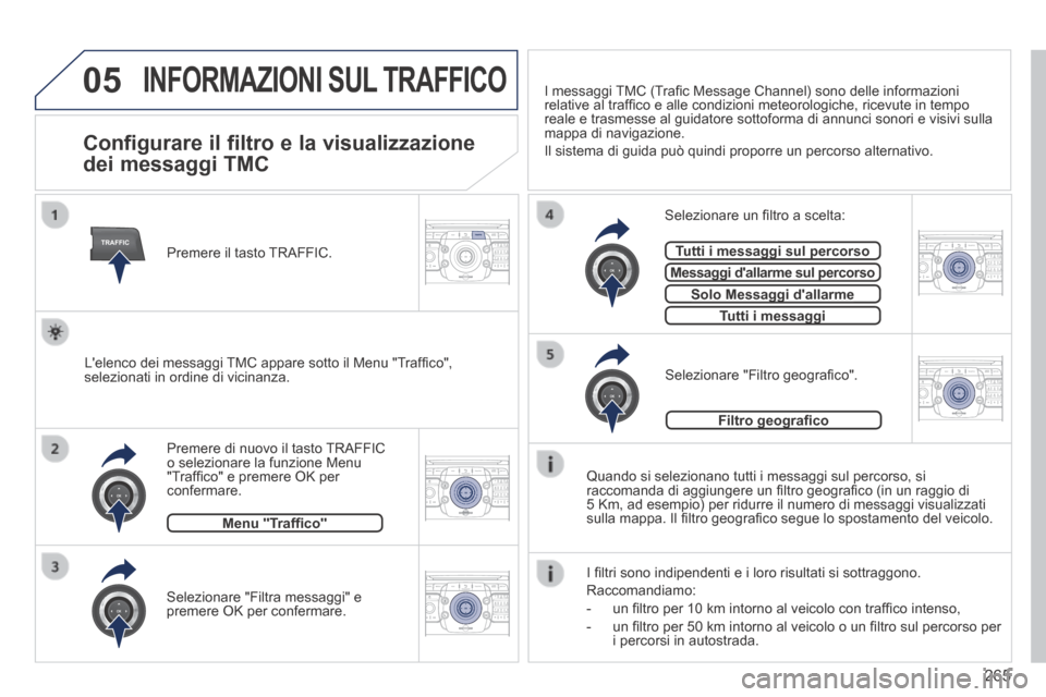 Peugeot 3008 Hybrid 4 2013.5  Manuale del proprietario (in Italian) 05
TRAFFIC
2ABC3DEF5JKL4GHI6MNO8TUV7PQR S9WXYZ0*#
1RADIO MEDIA NA
V TRAFFIC
SETUPADDR
BOOK
2ABC3DEF5JKL4GHI6MNO8TUV7PQR S9WXYZ0*#
1RADIO MEDIA NA
V TRAFFIC
SETUPADDR
BOOK
2ABC3DEF5JKL4GHI6MNO8TUV7PQR 