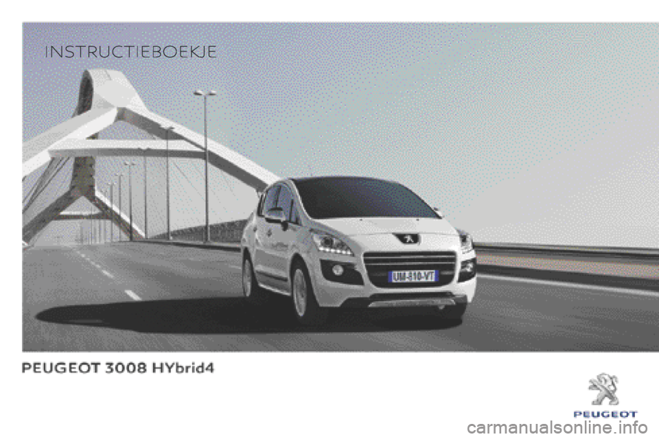 Peugeot 3008 Hybrid 4 2013.5  Handleiding (in Dutch) 