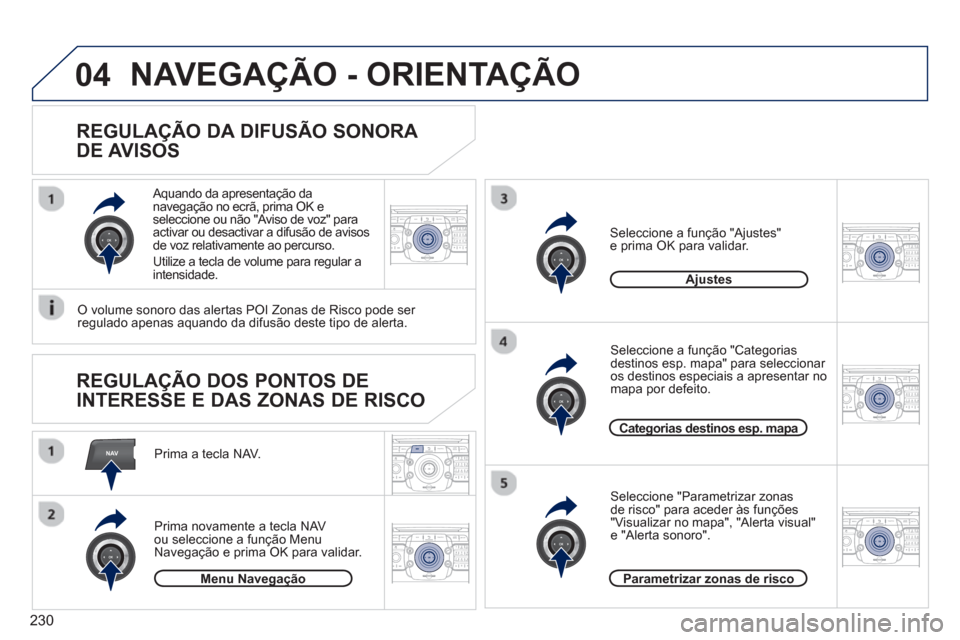 Peugeot 3008 Hybrid 4 2013  Manual do proprietário (in Portuguese) 230
NAV
04
2ABC3DEF5JKL4GHI6MNO8TUV7PQRS9WXYZ0*#
1RADIO MEDIANAV TRAFFIC
SETUPADDR
BOOK
2ABC3DEF5JKL4GHI6MNO8TUV7PQRS9WXYZ0*#
1RADIO MEDIANAV TRAFFIC
SETUPADDR
BOOK
2ABC3DEF5JKL4GHI6MNO8TUV7PQRS9WXYZ0
