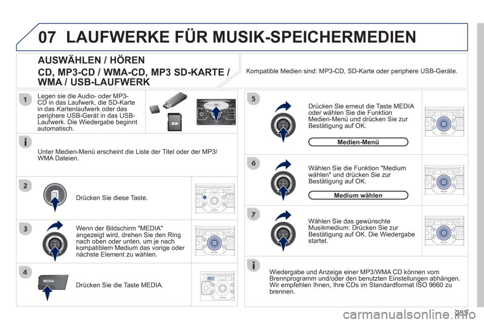 Peugeot 3008 Hybrid 4 2012  Betriebsanleitung (in German) 233
07
MEDIA
2ABC3DEF5JKL4GHI6MNO8TUV7PQRS9WXYZ0*#
1RADIO MEDIANAV ESC TRAFFIC
SETUPADDR
BOOK
2ABC3DEF5JKL4GHI6MNO8TUV7PQRS9WXYZ0*#
1RADIO MEDIANAV ESC TRAFFIC
SETUPADDR
BOOK
2ABC3DEF5JKL4GHI6MNO8TUV7