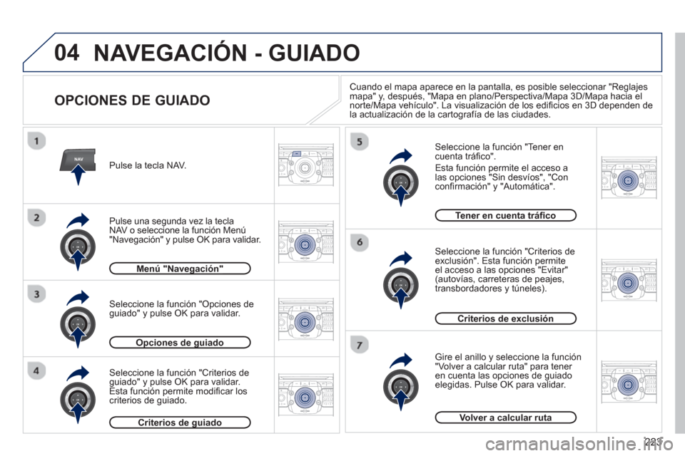 Peugeot 3008 Hybrid 4 2012 Manual del propietario (in Spanish) 223
04
NAV2ABC3DEF5JKL4GHI6MNO8TUV7PQRS9WXYZ0*#
1RADIO MEDIANAV ESC TRAFFIC
SETUPADDR
BOOK
2ABC3DEF5JKL4GHI6MNO8TUV7PQRS9WXYZ0*#
1RADIO MEDIANAV ESC TRAFFIC
SETUPADDR
BOOK
2ABC3DEF5JKL4GHI6MNO8TUV7PQR Peugeot 3008 Hybrid 4 2012 Manual del propietario (in Spanish) 223
04
NAV2ABC3DEF5JKL4GHI6MNO8TUV7PQRS9WXYZ0*#
1RADIO MEDIANAV ESC TRAFFIC
SETUPADDR
BOOK
2ABC3DEF5JKL4GHI6MNO8TUV7PQRS9WXYZ0*#
1RADIO MEDIANAV ESC TRAFFIC
SETUPADDR
BOOK
2ABC3DEF5JKL4GHI6MNO8TUV7PQR