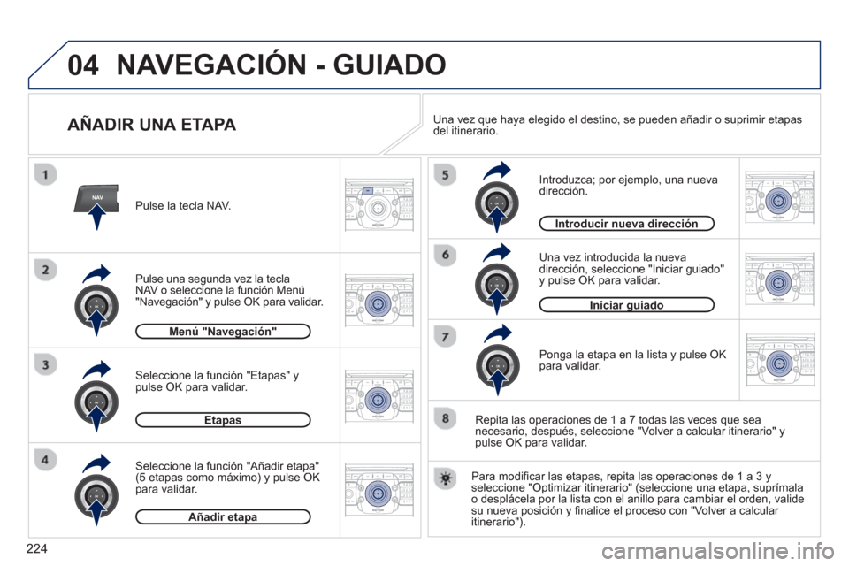 Peugeot 3008 Hybrid 4 2012 Manual del propietario (in Spanish) 224
04
NAV2ABC3DEF5JKL4GHI6MNO8TUV7PQRS9WXYZ0*#
1RADIO MEDIANAV ESC TRAFFIC
SETUPADDR
BOOK
2ABC3DEF5JKL4GHI6MNO8TUV7PQRS9WXYZ0*#
1RADIO MEDIANAV ESC TRAFFIC
SETUPADDR
BOOK
2ABC3DEF5JKL4GHI6MNO8TUV7PQR Peugeot 3008 Hybrid 4 2012 Manual del propietario (in Spanish) 224
04
NAV2ABC3DEF5JKL4GHI6MNO8TUV7PQRS9WXYZ0*#
1RADIO MEDIANAV ESC TRAFFIC
SETUPADDR
BOOK
2ABC3DEF5JKL4GHI6MNO8TUV7PQRS9WXYZ0*#
1RADIO MEDIANAV ESC TRAFFIC
SETUPADDR
BOOK
2ABC3DEF5JKL4GHI6MNO8TUV7PQR