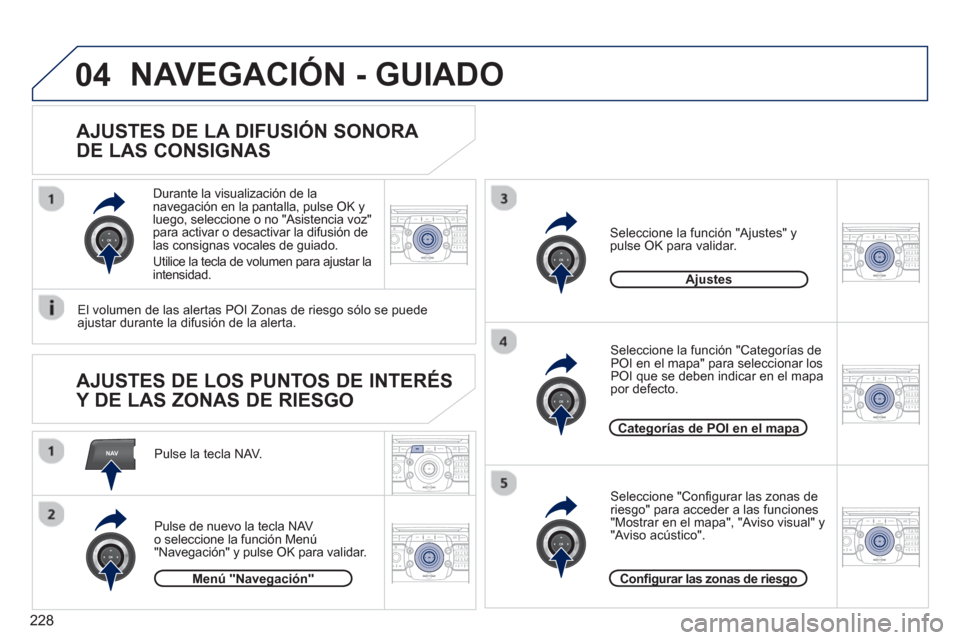 Peugeot 3008 Hybrid 4 2012 Manual del propietario (in Spanish) 228
NAV
04
2ABC3DEF5JKL4GHI6MNO8TUV7PQRS9WXYZ0*#
1RADIO MEDIANAV ESC TRAFFIC
SETUPADDR
BOOK
2ABC3DEF5JKL4GHI6MNO8TUV7PQRS9WXYZ0*#
1RADIO MEDIANAV ESC TRAFFIC
SETUPADDR
BOOK
2ABC3DEF5JKL4GHI6MNO8TUV7PQ Peugeot 3008 Hybrid 4 2012 Manual del propietario (in Spanish) 228
NAV
04
2ABC3DEF5JKL4GHI6MNO8TUV7PQRS9WXYZ0*#
1RADIO MEDIANAV ESC TRAFFIC
SETUPADDR
BOOK
2ABC3DEF5JKL4GHI6MNO8TUV7PQRS9WXYZ0*#
1RADIO MEDIANAV ESC TRAFFIC
SETUPADDR
BOOK
2ABC3DEF5JKL4GHI6MNO8TUV7PQ