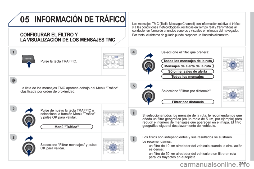 Peugeot 3008 Hybrid 4 2012 Manual del propietario (in Spanish) 229
05
TRAFFIC
2ABC3DEF5JKL4GHI6MNO8TUV7PQRS9WXYZ0*#
1RADIO MEDIANAV ESC TRAFFIC
SETUPADDR
BOOK
2ABC3DEF5JKL4GHI6MNO8TUV7PQRS9WXYZ0*#
1RADIO MEDIANAV ESC TRAFFIC
SETUPADDR
BOOK
2ABC3DEF5JKL4GHI6MNO8TU Peugeot 3008 Hybrid 4 2012 Manual del propietario (in Spanish) 229
05
TRAFFIC
2ABC3DEF5JKL4GHI6MNO8TUV7PQRS9WXYZ0*#
1RADIO MEDIANAV ESC TRAFFIC
SETUPADDR
BOOK
2ABC3DEF5JKL4GHI6MNO8TUV7PQRS9WXYZ0*#
1RADIO MEDIANAV ESC TRAFFIC
SETUPADDR
BOOK
2ABC3DEF5JKL4GHI6MNO8TU