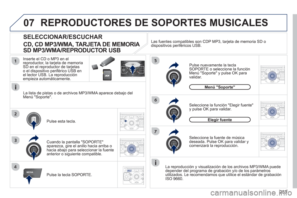 Peugeot 3008 Hybrid 4 2012 Manual del propietario (in Spanish) 233
07
MEDIA
2ABC3DEF5JKL4GHI6MNO8TUV7PQRS9WXYZ0*#
1RADIO MEDIANAV ESC TRAFFIC
SETUPADDR
BOOK
2ABC3DEF5JKL4GHI6MNO8TUV7PQRS9WXYZ0*#
1RADIO MEDIANAV ESC TRAFFIC
SETUPADDR
BOOK
2ABC3DEF5JKL4GHI6MNO8TUV7 Peugeot 3008 Hybrid 4 2012 Manual del propietario (in Spanish) 233
07
MEDIA
2ABC3DEF5JKL4GHI6MNO8TUV7PQRS9WXYZ0*#
1RADIO MEDIANAV ESC TRAFFIC
SETUPADDR
BOOK
2ABC3DEF5JKL4GHI6MNO8TUV7PQRS9WXYZ0*#
1RADIO MEDIANAV ESC TRAFFIC
SETUPADDR
BOOK
2ABC3DEF5JKL4GHI6MNO8TUV7