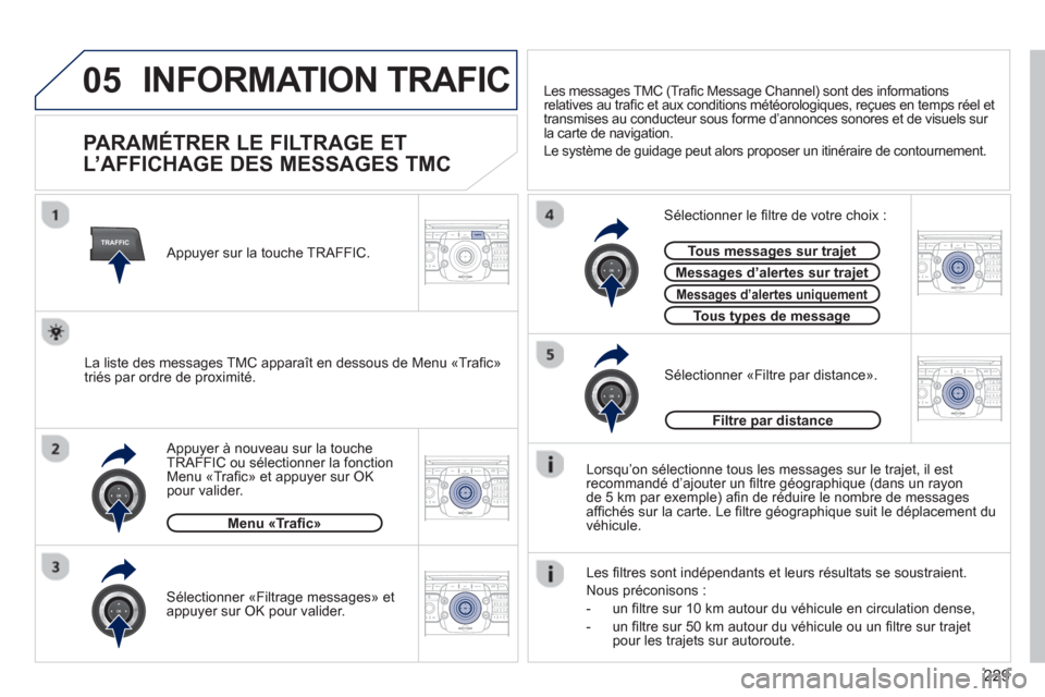 Peugeot 3008 Hybrid 4 2012 Manuel du propriétaire (in French) 229
05
TRAFFIC
2ABC3DEF5JKL4GHI6MNO8TUV7PQRS9WXYZ0*#
1RADIO MEDIANAV ESC TRAFFIC
SETUPADDR
BOOK
2ABC3DEF5JKL4GHI6MNO8TUV7PQRS9WXYZ0*#
1RADIO MEDIANAV ESC TRAFFIC
SETUPADDR
BOOK
2ABC3DEF5JKL4GHI6MNO8TU Peugeot 3008 Hybrid 4 2012 Manuel du propriétaire (in French) 229
05
TRAFFIC
2ABC3DEF5JKL4GHI6MNO8TUV7PQRS9WXYZ0*#
1RADIO MEDIANAV ESC TRAFFIC
SETUPADDR
BOOK
2ABC3DEF5JKL4GHI6MNO8TUV7PQRS9WXYZ0*#
1RADIO MEDIANAV ESC TRAFFIC
SETUPADDR
BOOK
2ABC3DEF5JKL4GHI6MNO8TU