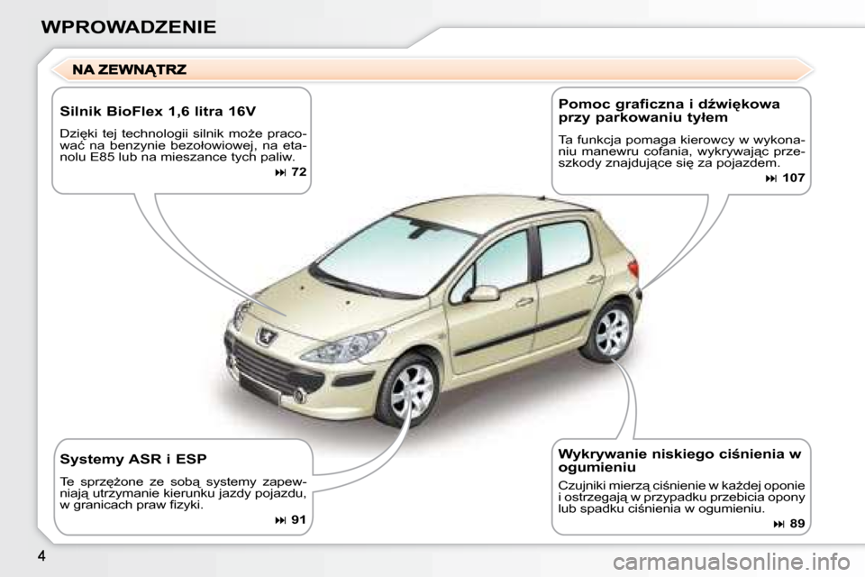 Peugeot 307 Break 2007.5 Instrukcja Obsługi (In Polish) (212 Pages), Page 220: 193 1 2 3 3 2 3 3 2 3 3 2 3 3 ...