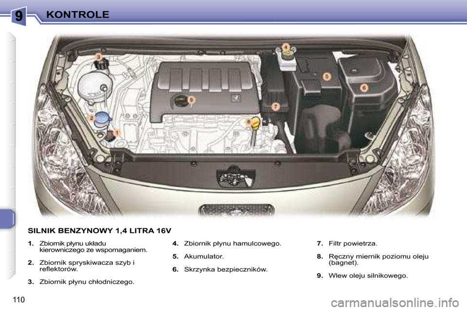 Peugeot 307 Break 2007.5  Instrukcja Obsługi (in Polish) KONTROLE
110
   
1. � �  � � �Z�b�i�o�r�n�i�k� �p�ł�y�n�u� �u�k�ł�a�d�u� 
�k�i�e�r�o�w�n�i�c�z�e�g�o� �z�e� �w�s�p�o�m�a�g�a�n�i�e�m�.� 
  
2. � �  � � �Z�b�i�o�r�n�i�k� �s�p�r�y�s�k�i�w�a�c�z�a� �s