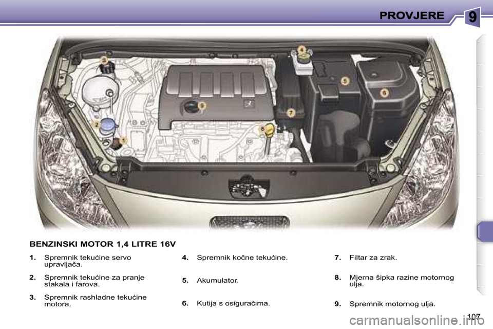 Peugeot 307 Break 2007  Vodič za korisnike (in Croatian) �1�0�7
�1�.�  �S�p�r�e�m�n�i�k� �t�e�k�u�ć�i�n�e� �s�e�r�v�o� �u�p�r�a�v�l�j�a�č�a�.
�2�.�  �S�p�r�e�m�n�i�k� �t�e�k�u�ć�i�n�e� �z�a� �p�r�a�n�j�e� �s�t�a�k�a�l�a� �i� �f�a�r�o�v�a�.
�3�.�  �S�p�r�