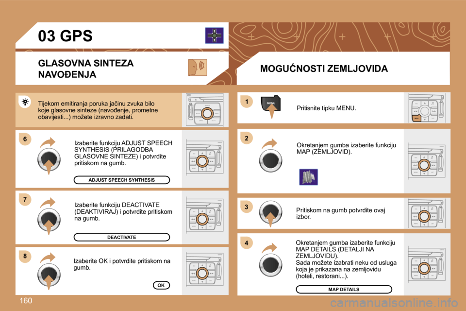 Peugeot 307 Break 2007  Vodič za korisnike (in Croatian) �1�6�0
�E�S�C�L�I�S�T
�M�E�N�U
�E�S�C
�M�E�N�U �L�I�S�T
�E�S�C
�M�E�N�U �L�I�S�T
�M�E�N�U
�6�6
�8�8
�1�1
�2�2
�3�3
�4�4
�E�S�C
�M�E�N�U �L�I�S�T
�E�S�C
�M�E�N�U �L�I�S�T
�S
�O �S �S�O�U�R�C�E
�M�O�D�E