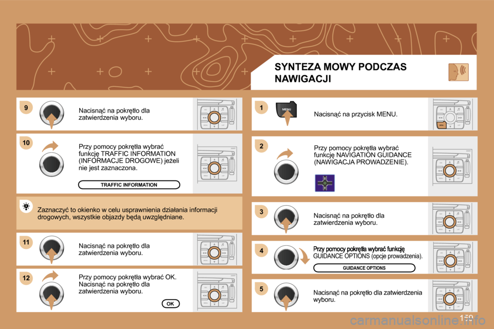 Peugeot 307 Break 2007  Instrukcja Obsługi (in Polish) �1�5�9
�E�S�C
�M�E�N�U �L�I�S�T�E�S�C
�M�E�N�U �L�I�S�T
�M�E�N�U�9�9
�1�0�1�0
�1�1�1�1
�1�2�1�2
�1�1
�2�2
�3�3
�4�4
�5�5
�E�S�C
�L�I�S�T
�M�E�N�U
�E�S�C
�M�E�N�U �L�I�S�T�E�S�C
�M�E�N�U �L�I�S�T
�E�S�