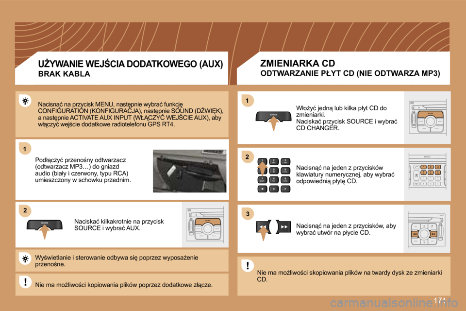 Peugeot 307 Break 2007  Instrukcja Obsługi (in Polish) �1�7�1
�1�1
�S�O�U�R�C�E
�2�2
�S
�O �S �S�O�U�R�C�E
�M�O�D�E �B�A�N�D �T�P�T
�A�  �Y
�D�A�R�K�S�O�U�R�C�E
�2
�a�b�c
�5
�j�k�l
�8
�t�u�v �3
�d�e�f
�6
�m�n�o
�9
�w�x�y�z
�1 �4
�g�h�i
�7
�p�q�r�s
�0 �#
�