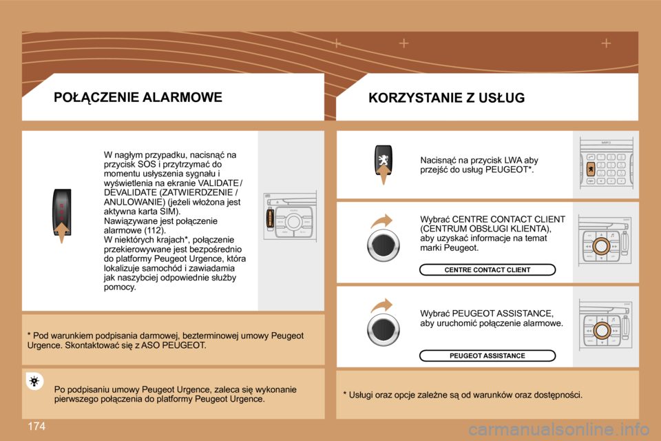 Peugeot 307 Break 2007  Instrukcja Obsługi (in Polish) �1�7�4
�S
�O
�S�S
�O �S�S�O�U�R�C�E
�M�O�D�E �B�A�N�D �T�P�T
�A�  �Y
�D�A�R�K
�2
�a�b�c
�5
�j�k�l
�8
�t�u�v �3
�d�e�f
�6
�m�n�o
�9
�w�x�y�z
�1 �4
�g�h�i
�r
�7
�p�q �s
�0 �#
�E�S�C
�M�E�N�U �L�I�S�T
�E