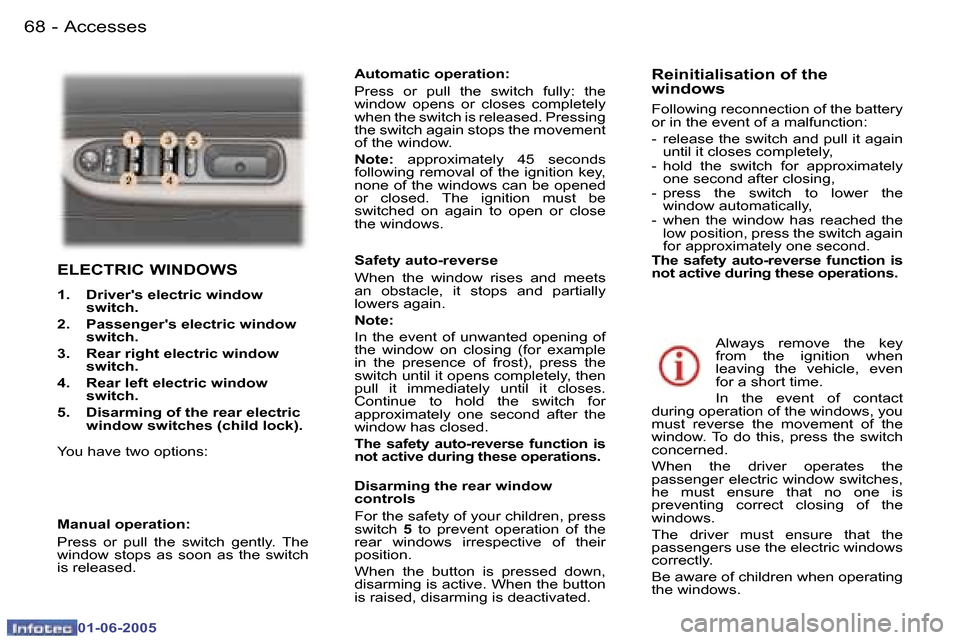 Peugeot 307 Break 2005 Manual PDF �A�c�c�e�s�s�e�s�6�8 �-
�0�1�-�0�6�-�2�0�0�5
�6�9�A�c�c�e�s�s�e�s�-
�0�1�-�0�6�-�2�0�0�5
�E�L�E�C�T�R�I�C� �W�I�N�D�O�W�S
�1�.�  �D�r�i�v�e�r��s� �e�l�e�c�t�r�i�c� �w�i�n�d�o�w� �s�w�i�t�c�h�.� 
�2�.