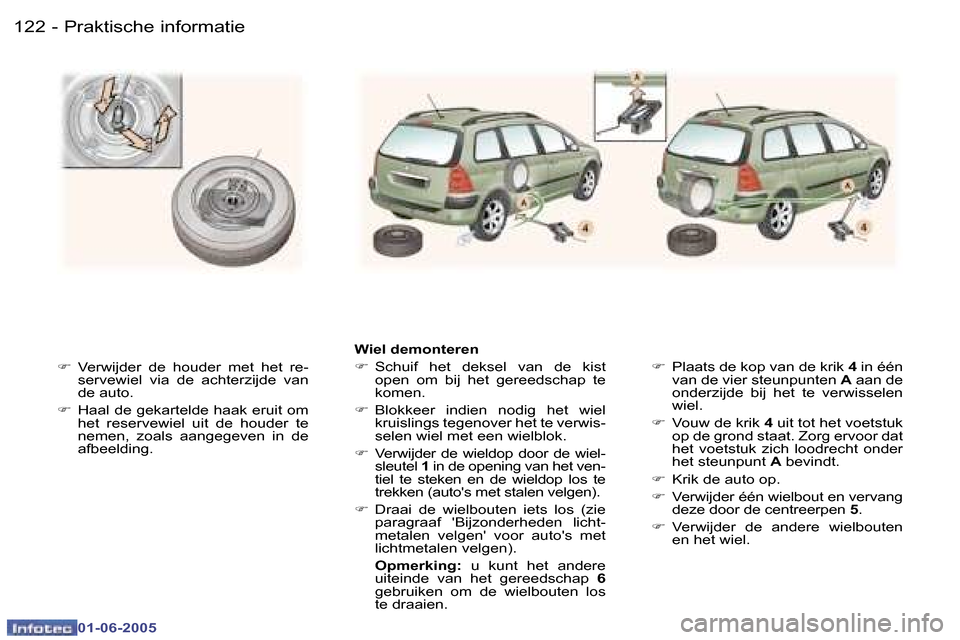 Peugeot 307 Break 2005  Handleiding (in Dutch) �1�2�2 �-
�0�1�-�0�6�-�2�0�0�5
�1�2�3
�-
�0�1�-�0�6�-�2�0�0�5
�F
�  �V�e�r�w�i�j�d�e�r�  �d�e�  �h�o�u�d�e�r�  �m�e�t�  �h�e�t�  �r�e�-
�s�e�r�v�e�w�i�e�l�  �v�i�a�  �d�e�  �a�c�h�t�e�r�z�i�j�d�e�  �v