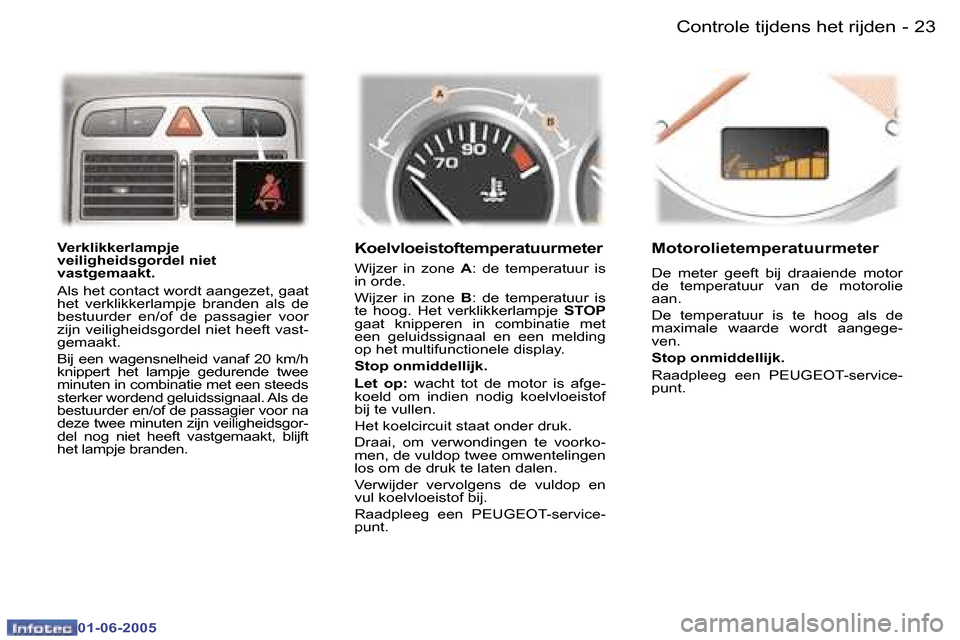 Peugeot 307 Break 2005  Handleiding (in Dutch) �2�2 �-
�0�1�-�0�6�-�2�0�0�5
�2�3
�-
�0�1�-�0�6�-�2�0�0�5
�V�e�r�k�l�i�k�k�e�r�l�a�m�p�j�e�  
�v�e�i�l�i�g�h�e�i�d�s�g�o�r�d�e�l� �n�i�e�t� 
�v�a�s�t�g�e�m�a�a�k�t�. 
�A�l�s� �h�e�t� �c�o�n�t�a�c�t� �