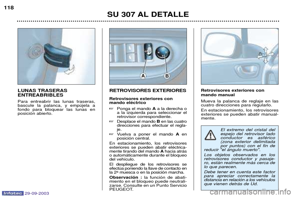 Peugeot 307 Break 2003.5  Manual del propietario (in Spanish) 29-09-2003

"/"

C
"
 
(6 
9
+
#		
		2	
	 	 1	 		 

	 





 @
		

