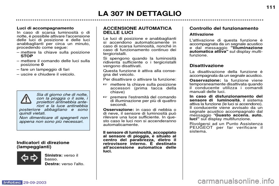Peugeot 307 Break 2003.5  Manuale del proprietario (in Italian) %&#&%##"
(&!&( 1 
(""("  
  
 		
  

 
 

	
	 	
 

	

	-
	


	 
 
	

	 	

	 
