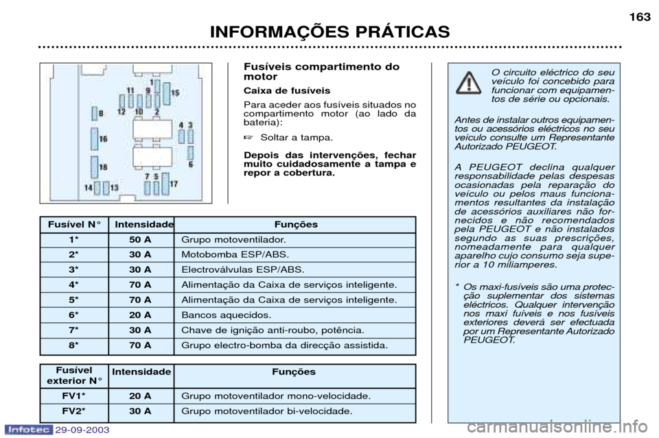Peugeot 307 Break 2003.5  Manual do proprietário (in Portuguese) 
473"2" " 
>-47
%




/"
 


 
 3
 	
 
&


46 	






2  K* 3A 
"4
