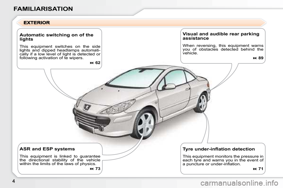 Peugeot 307 CC 2007.5  Owners Manual 