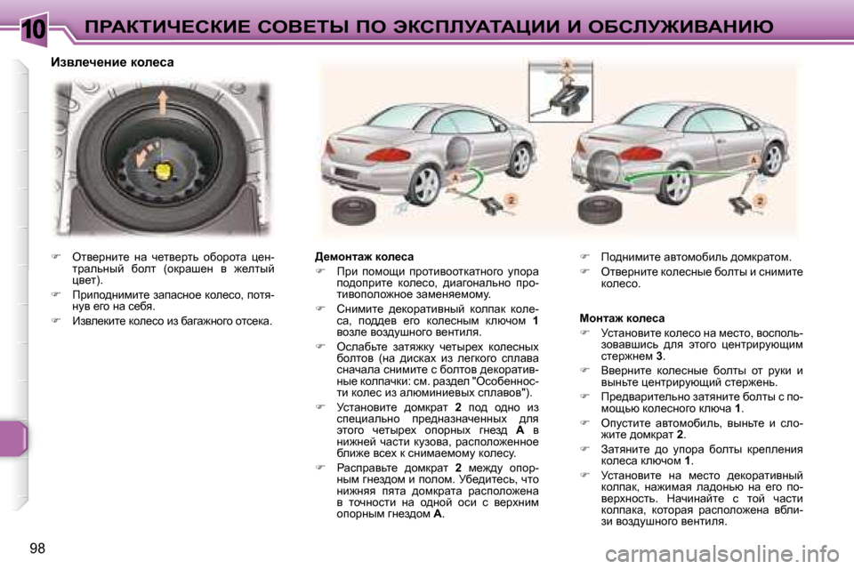 Peugeot 307 CC 2007.5  Инструкция по эксплуатации (in Russian) 10
98
fgWaiBn?haB?� heY?ir� fe� tahfbjWiWmBB� B� eXhbj@BYWdBu
� � � Baye_q_Öb_� dhe_kw� � � � >_fhÖlw`� dhe_kw�  
   
� 