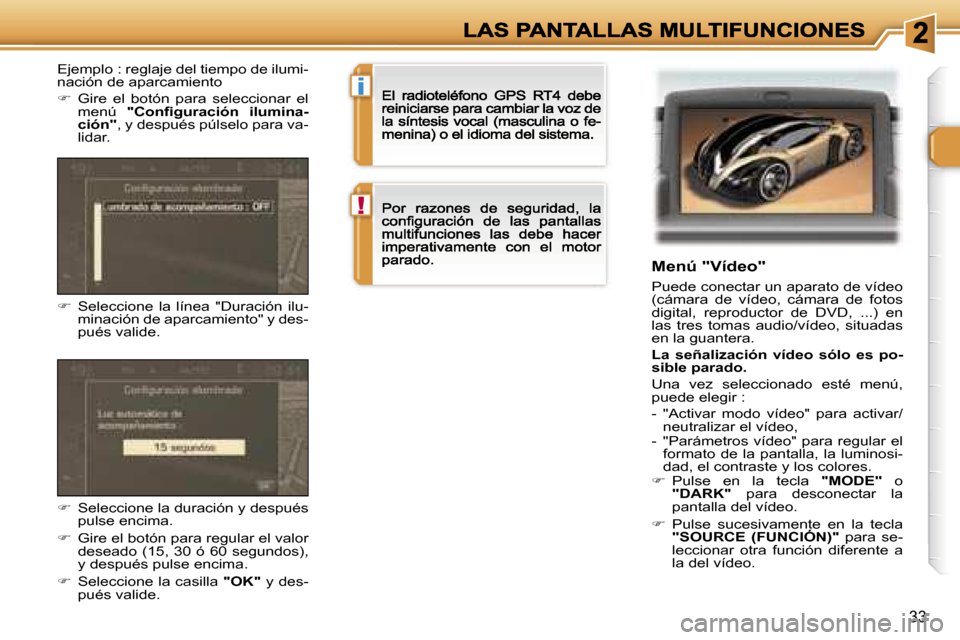 Peugeot 307 Cc 07 Manual Del Propietario In Spanish 1 Pages