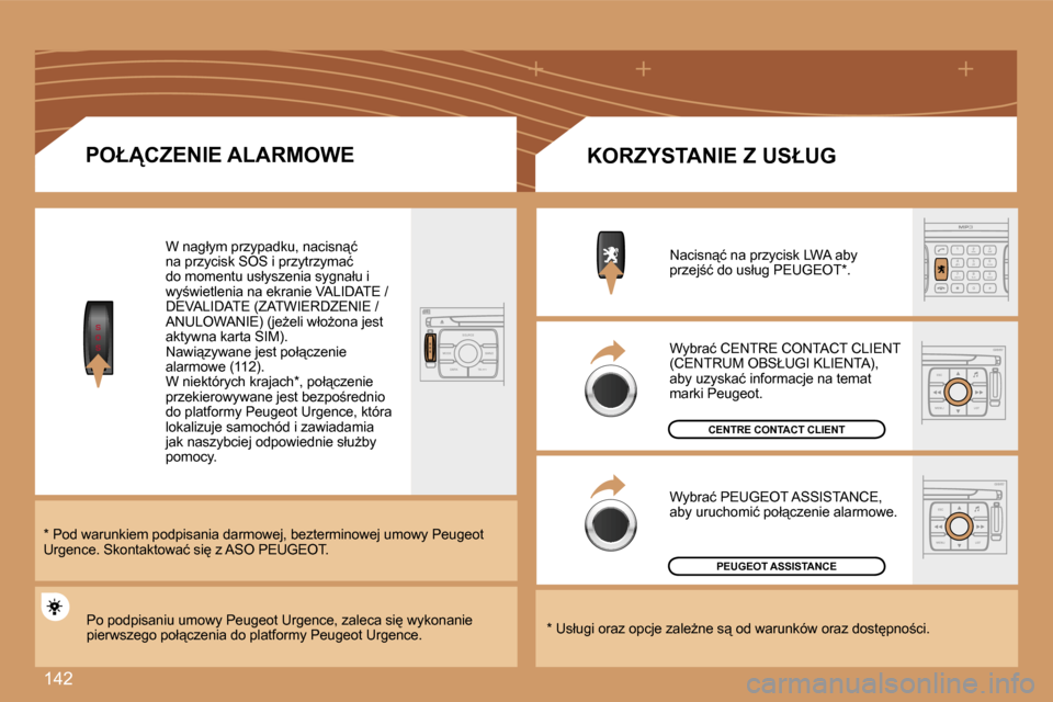 Peugeot 307 CC 2007  Instrukcja Obsługi (in Polish) �1�4�2
�S
�O
�S�S
�O �S�S�O�U�R�C�E
�M�O�D�E �B�A�N�D �T�P�T
�A�  �Y
�D�A�R�K
�2
�a�b�c
�5
�j�k�l
�8
�t�u�v �3
�d�e�f
�6
�m�n�o
�9
�w�x�y�z
�1 �4
�g�h�i
�r
�7
�p�q �s
�0 �#
�E�S�C
�M�E�N�U �L�I�S�T
�E