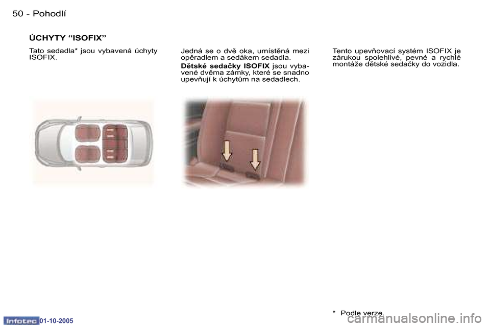 Peugeot 307 CC 2005.5  Návod k obsluze (in Czech) �P�o�h�o�d�l�í�5�0 �-
�0�1�-�1�0�-�2�0�0�5
�5�1�P�o�h�o�d�l�í�-
�0�1�-�1�0�-�2�0�0�5
�J�e�d�n�á�  �s�e�  �o�  �d�v)�  �o�k�a�,�  �u�m�í�s�t)�n�á�  �m�e�z�i�  
�o�p)�r�a�d�l�e�m� �a� �s�e�d�á�
