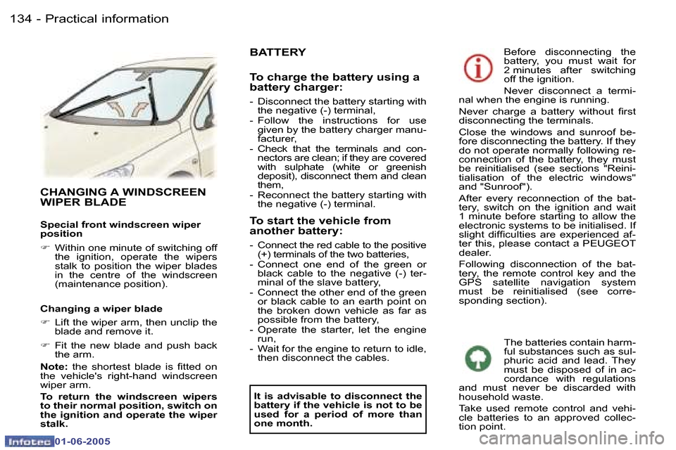 Peugeot 307 Dag 2005  Owners Manual �1�3�4 �-
�0�1�-�0�6�-�2�0�0�5
�1�3�5
�-
�0�1�-�0�6�-�2�0�0�5
�C�H�A�N�G�I�N�G� �A� �W�I�N�D�S�C�R�E�E�N�  
�W�I�P�E�R� �B�L�A�D�E
�S�p�e�c�i�a�l� �f�r�o�n�t� �w�i�n�d�s�c�r�e�e�n� �w�i�p�e�r�  
�p�o�