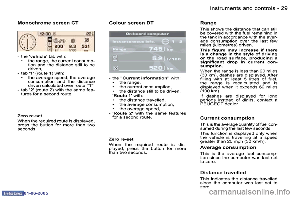 Peugeot 307 Dag 2005 Owners Guide �I�n�s�t�r�u�m�e�n�t�s� �a�n�d� �c�o�n�t�r�o�l�s�2�8 �-
�0�1�-�0�6�-�2�0�0�5
�2�9�I�n�s�t�r�u�m�e�n�t�s� �a�n�d� �c�o�n�t�r�o�l�s�-
�0�1�-�0�6�-�2�0�0�5
�C�o�l�o�u�r� �s�c�r�e�e�n� �D�T
�-�  �t�h�e� �