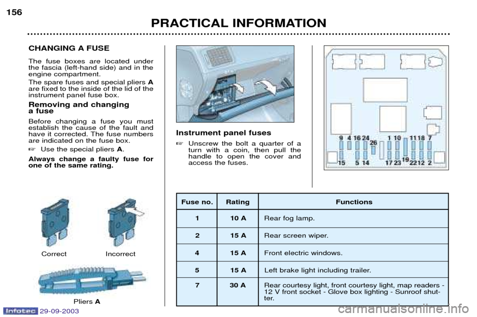 Peugeot 307 SW 2003.5  Owners Manual  	
 
  	
  
	  
  
    
	 




		
	