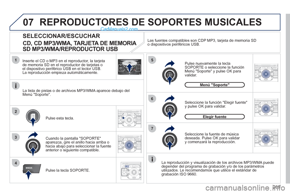 Peugeot 308 CC 2011 Manual del propietario (in Spanish) 209
07
2ABC3DEF5JKL4GHI6MNO8TUV7PQRS9WXYZ0*#
1RADIO MEDIANAV ESC TRAFFIC
SETUPADDR
BOOK
1
4
5
6
2ABC3DEF5JKL4GHI6MNO8TUV7PQRS9WXYZ0*#
1RADIO MEDIANAV ESC TRAFFIC
SETUPADDR
BOOK
2ABC3DEF5JKL4GHI6MNO8TU Peugeot 308 CC 2011 Manual del propietario (in Spanish) 209
07
2ABC3DEF5JKL4GHI6MNO8TUV7PQRS9WXYZ0*#
1RADIO MEDIANAV ESC TRAFFIC
SETUPADDR
BOOK
1
4
5
6
2ABC3DEF5JKL4GHI6MNO8TUV7PQRS9WXYZ0*#
1RADIO MEDIANAV ESC TRAFFIC
SETUPADDR
BOOK
2ABC3DEF5JKL4GHI6MNO8TU