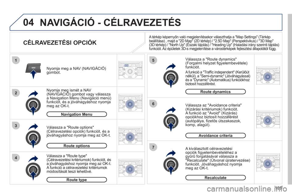 Peugeot 308 CC 2011  Kezelési útmutató (in Hungarian) 199
04
2ABC3DEF5JKL4GHI6MNO8TUV7PQRS9WXYZ0*#
1RADIO MEDIANAVESC TRAFFIC
SETUPADDR
BOOK
2ABC3DEF5JKL4GHI6MNO8TUV7PQRS9WXYZ0*#
1RADIO MEDIANAV ESC TRAFFIC
SETUPADDR
BOOK
NAV
1
3
4
5
6
7
2ABC3DEF5JKL4GHI