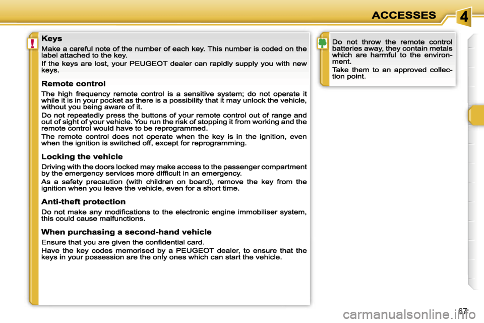Peugeot 308 Dag 2007.5 Manual PDF �!
�6�7                           