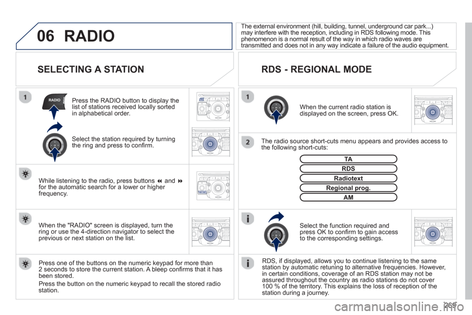 Peugeot 308 SW BL 2013 Owners Manual 269
06
RADIO
2ABC3DEF5JKL4GHI6MNO8TUV7PQRS9WXYZ0*#
1RADIO MEDIANAV ESC TRAFFIC
SETUPADDR
BOOK
2ABC3DEF5JKL4GHI6MNO8TUV7PQRS9WXYZ0*#
1RADIO MEDIANAV ESC TRAFFIC
SETUPADDR
BOOK
2ABC3DEF5JKL4GHI6MNO8TUV7 Peugeot 308 SW BL 2013 Owners Manual 269
06
RADIO
2ABC3DEF5JKL4GHI6MNO8TUV7PQRS9WXYZ0*#
1RADIO MEDIANAV ESC TRAFFIC
SETUPADDR
BOOK
2ABC3DEF5JKL4GHI6MNO8TUV7PQRS9WXYZ0*#
1RADIO MEDIANAV ESC TRAFFIC
SETUPADDR
BOOK
2ABC3DEF5JKL4GHI6MNO8TUV7